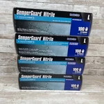 Boxes Semperguard Nitrile Gloves, Disposable, Pf - Size: Large, 400 Count. Fixed Price $29.96.