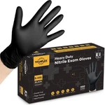 Titanflex Disposable Nitrile Exam Gloves 6-MIL Black Heavy Duty Gl.... Fixed Price $22.87.
