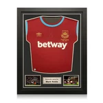 Mark Noble Signed West Ham 2015-16 Football Jersey. Standard Frame. Fixed Price $514.10.