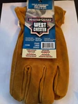 West Chester 91030 Large Master Guard Split Cowhide, Red Fleece Lined. Fixed Price $14.99.