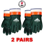 Mcr Safety 6410SC Large Oil Hauler Memphis Chemical Resistant Gloves (2 Pairs). Fixed Price $21.50.