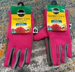 2 Pair Miracle-gro Breathable, High-dexterity Slip-on Garden Gloves, Women's S/m. Fixed Price $25.50.