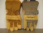 Men's Carhartt Insulated Gloves Cowhide Leather Suede Thinsulate Work Farm Hands. Fixed Price $19.99.