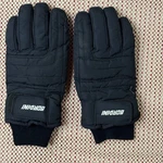 Gordini Mens Medium Insulated Winter Ski Gloves Black Leather Palm Knit Cuff. Fixed Price $22.49.