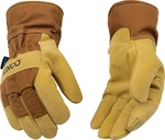 Kinco Hydroflector Waterproof Suede Pigskin Safety Cuff Gloves, Brown, L(1 Pack). Fixed Price $28.06.