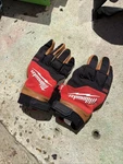 Milwaukee Size Small Durable Leather Palm Work Gloves With Smart Swipe. Fixed Price $15.00.