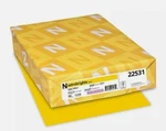Neenah Astrobrights 22531 Solar Yellow Paper, 8.5X11 With 500 Sheets Pack. Fixed Price $24.99.