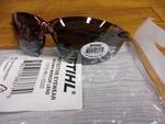 Genuine Stihl Protective Sunglasses Brown Mirror Lens 7010-884-0330 #GM-H4B1. Fixed Price $28.95.