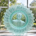 1885 U.s. Grant Let Us Have Peace Eapg Vaseline Glass Portrait Plate Sawtooth. Fixed Price $55.00.