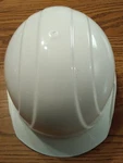 Vintage 2003 Erb Americana Cap Style Hard Hat Helmet With Slide Lock White. Fixed Price $17.95.