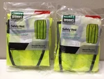 New West Chester 2-PACK Safety Vest Reflective Band High Visibility One Size (G7. Fixed Price $6.99.