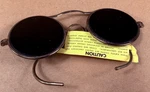 Nos Vintage Willson Safety Goggles Welding Glasses Wire Rim 2" Lens Steampunk. Fixed Price $39.99.