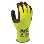 Showa S-TEX300XL-10 Rubber Palm-coated Gloves X-large Black Hi-viz Yellow. Fixed Price $154.91.