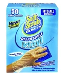 Soft Scrub Size Fits All Vinyl Disposable Glove (50-PACK) 11250-16. Fixed Price $16.09.