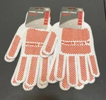 2 Pair Hand Crew Powerdots Work Gloves HG-3190FA Unisex One Size Fits All New. Fixed Price $8.50.