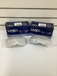 Honeywell Uvex S1651DF Safety Goggles: Gray, Anti-fog, Non-vented Lot Of 2. Fixed Price $11.99.