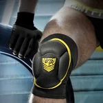 Fort Troff Men's Yellow Skull Fetish Gear Padded Knee Set. Fixed Price $39.99.