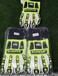 3 Pair Cordova Xl Ogre Oil/gas Mechanics Hi-vis Lime Cotton Palm Gloves New 7720. Fixed Price $32.00.
