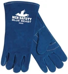Mcr Safety 4600 Blue Beast Leather Welding Work Gloves Jersey Lined Select Side. Fixed Price $22.05.