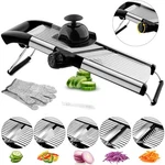 Versatile Vegetable Mandoline Slicer With Safety Gloves - Perfect For Home Chefs. Fixed Price $65.51.