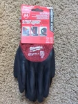 Milwaukee Winter Dipped Work Gloves 7"/S Cut Level 4. Fixed Price $15.99.