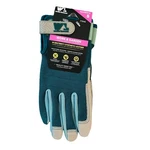 Wells Lamont Women Garden Glove Small Green Gray Adjustable Wrist Moisture Wick. Fixed Price $17.49.