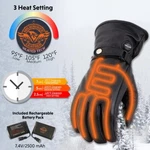 Milwaukee Leather 7519 Men Black Heated Winter Gloves W/ Battery Kit. Fixed Price $137.99.