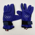 Vintage Salt Lake 2002 Olympics Gloves Mens Medium Blue Marker Fleece Ski. Fixed Price $24.99.