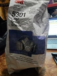 3M Half Facepiece Disposable Organic Vapor Respirator Assembly. 5301 Large 5/29. Fixed Price $24.99.