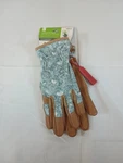 Style Selections Teal Floral Cushioned Palm Garden Gloves Brand New (sz Large). Fixed Price $14.95.