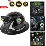 Matrix Full Brim Hard Hat With Headlight Vented Construction Safety Helmet Os.... Fixed Price $97.51.