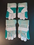 Work Gloves Westchester 500DP Cowhide Leather Short Cuffed New 2 Pairs. Fixed Price $6.00.