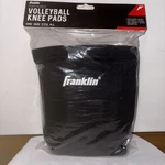 Franklin Sports Black Volleyball Knee Pads Comfortable Elastic Fit One Pair. Fixed Price $17.99.