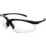 Apex Bifocal Safety Glasses 2.5 Clear Shatterproof Lenses Black Frame Z87.1. Fixed Price $12.99.