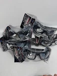 Edge Eyewear Dawson Safety Glasses, Black Frame, Clear Lens XD411- 5 Pack. Fixed Price $39.99.