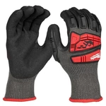Milwaukee 48-73-8150 Impact Cut Level Nitrile Dip Safety Gloves, Small, Black. Fixed Price $22.00.