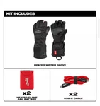 Milwaukee M700B-21 Heated Winter Gloves Kit Hexon Technology Size. Fixed Price $139.99.