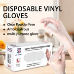 Disposable Vinyl Gloves, Food Safe, Latex-free Powder-free Clear Plastic. Fixed Price $44.99.