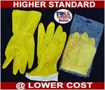 144 Pair Household Rubber Latex Clean Etc Multi Purpose Yellow Gloves S, M, L,xl. Fixed Price $103.95.