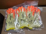 7 Pairs Hyflex 11-515 Cut Resistant Gloves High Visibility Nitrile Coated Size 8. Fixed Price $52.62.