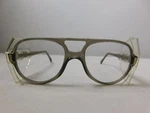 New 1980S American Optical Safety Glasses 5.5 Z87 Side Shields Flex Fit Aviator. Fixed Price $45.00.