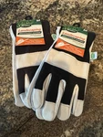 Scotts Men's Grain Cowhide Leather Driver Spandex Backing Work Gloves (2 Pair). Fixed Price $20.00.