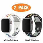 2PCS Soft Breathe Silicone Band For Apple Watch S11 10 9 8 7 6 5 Se ULTRA3 Strap. Fixed Price $12.34.