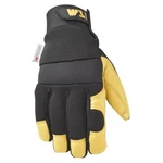 Wells Lamont Men's Saddletan Grain Winter Work Gloves Black/yellow #3233L New. Fixed Price $23.99.
