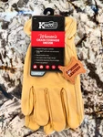 Kinco Women's Grain Cowhide Leather Driver Gloves Tan Large 98W-L New. Fixed Price $19.99.