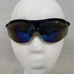 Erb Street X Safety Glasses Blue Mirror Lens Black Frame Ansi Z87.1. Fixed Price $8.93.