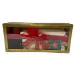 Vintage White & Black Knit Gloves Decorative Tin Box Kmart Holiday Retro Nos. Fixed Price $8.89.