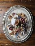 Dome Glass Bouquet Preserved Flower Wedding Decor Vintage Classy Home Statement. Fixed Price $45.00.