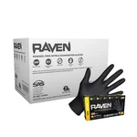Sas Raven Black Nitrile Gloves Powder Free 7MIL (10/BOXES Of 100) (large). Fixed Price $119.99.