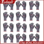Findmall 12 Pairs L-size Safety Work Gloves Microfoam Nitrile Coated. Fixed Price $25.32.